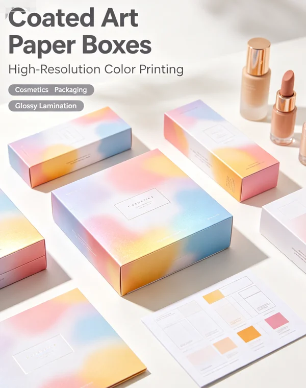 Coated art paper material Dongguan Zhengyang Printing packaging surface material