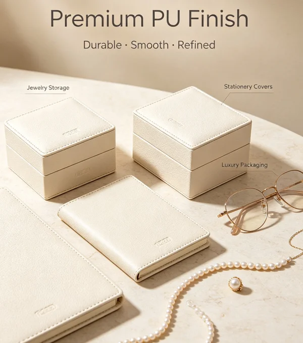 Litchi grain PU leather material Dongguan Zhengyang Printing packaging surface material