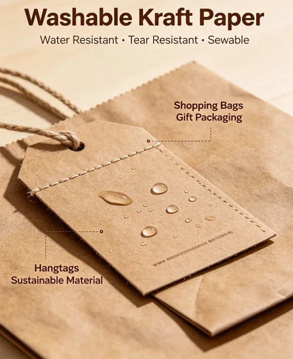 Washed kraft paper material Dongguan Zhengyang Printing packaging surface material