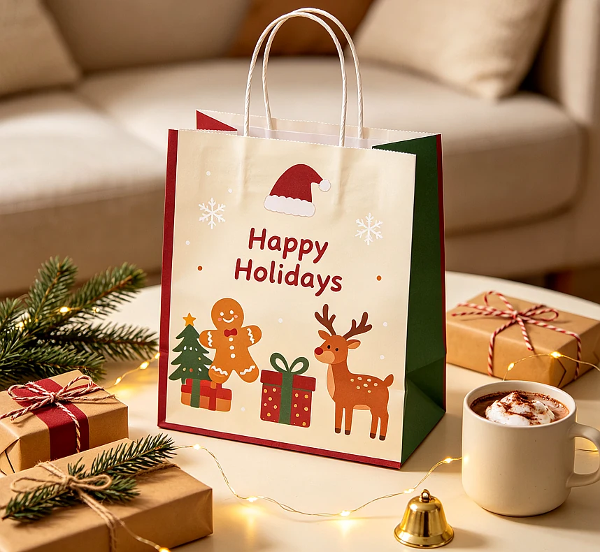 Paper bag multi-angle display Zhengyang Printing Dongguan China