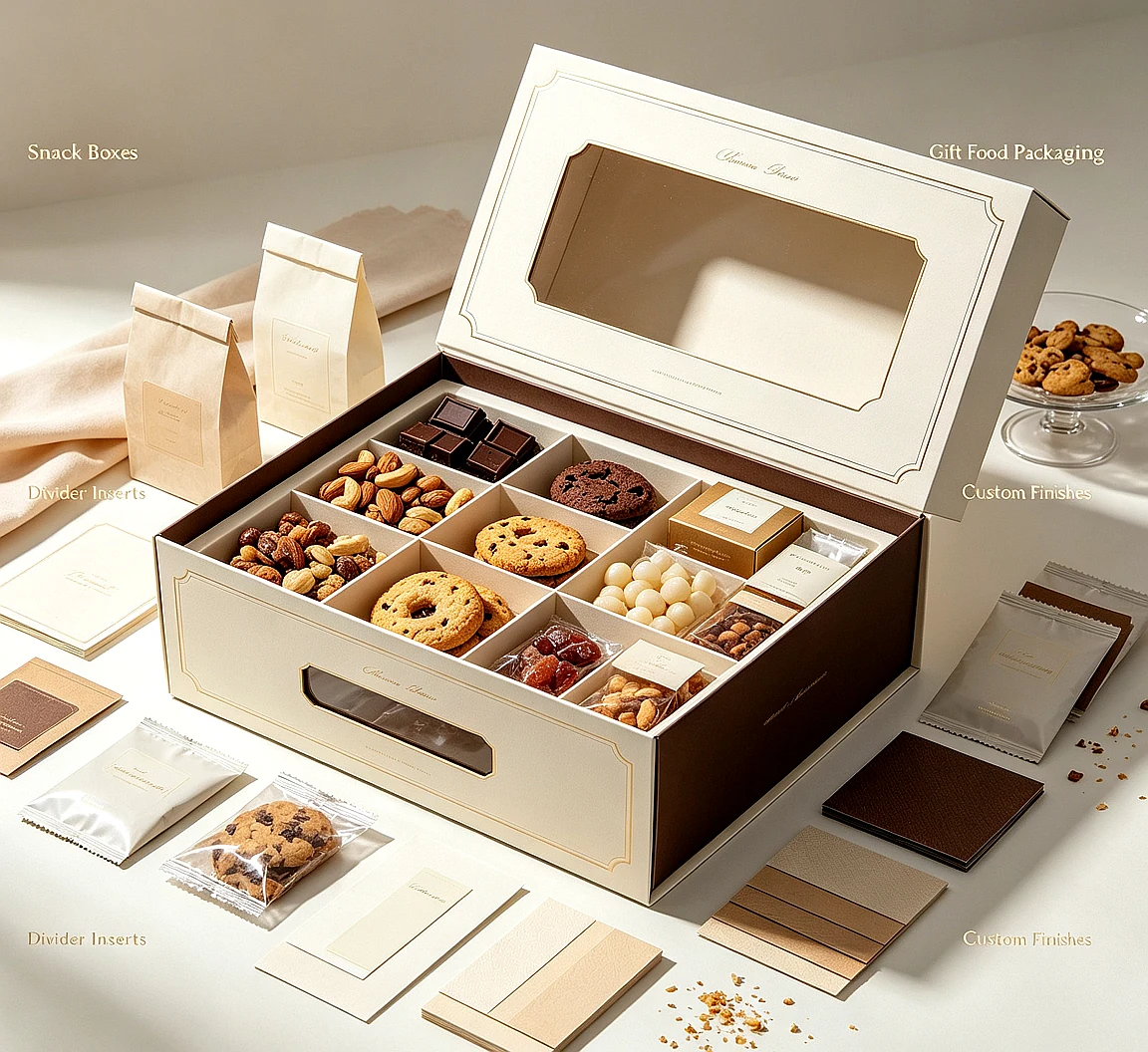Food packaging box application snack color box Zhengyang Printing Dongguan