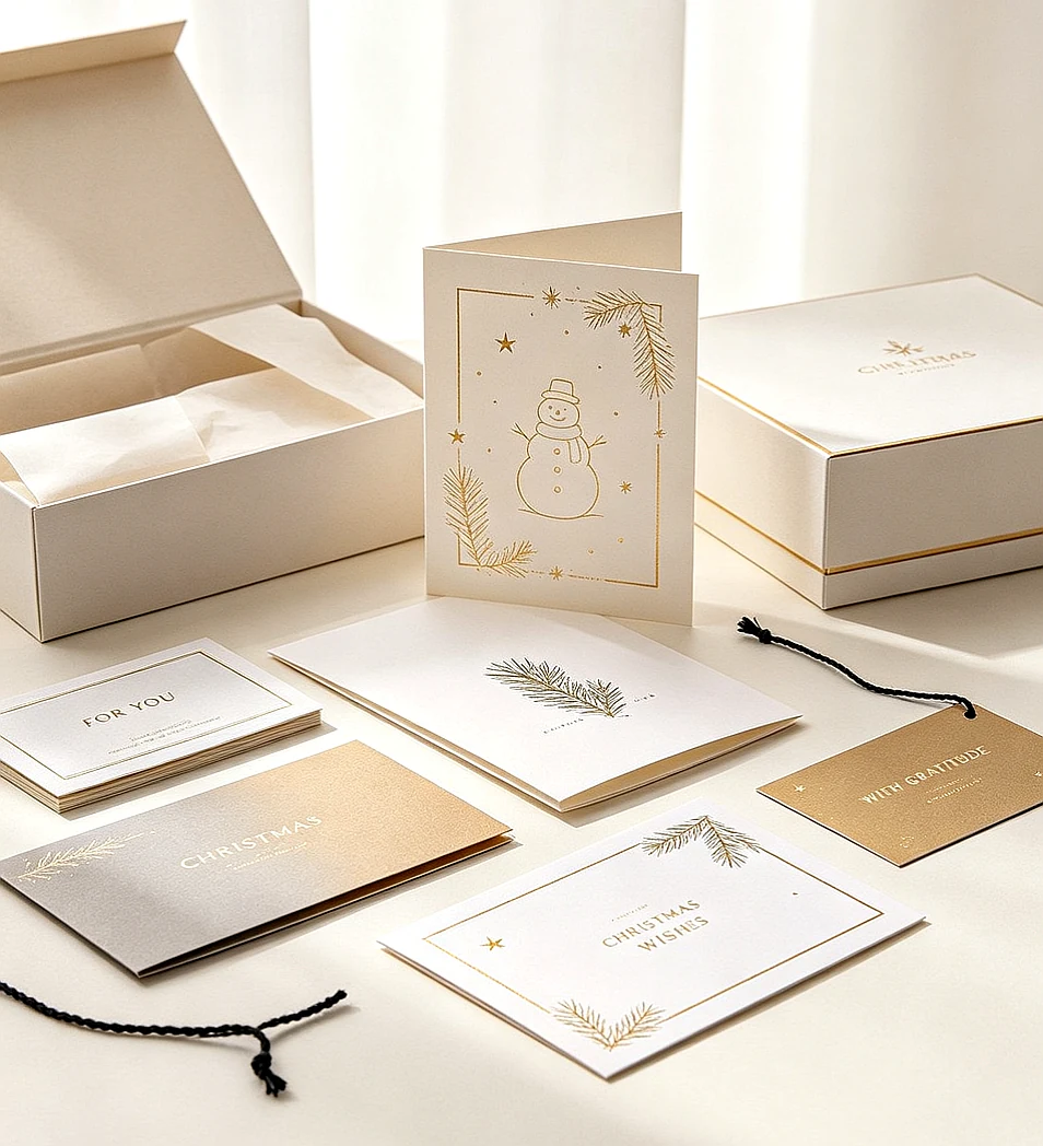 Greeting card display showcase custom paper card Zhengyang Printing Dongguan