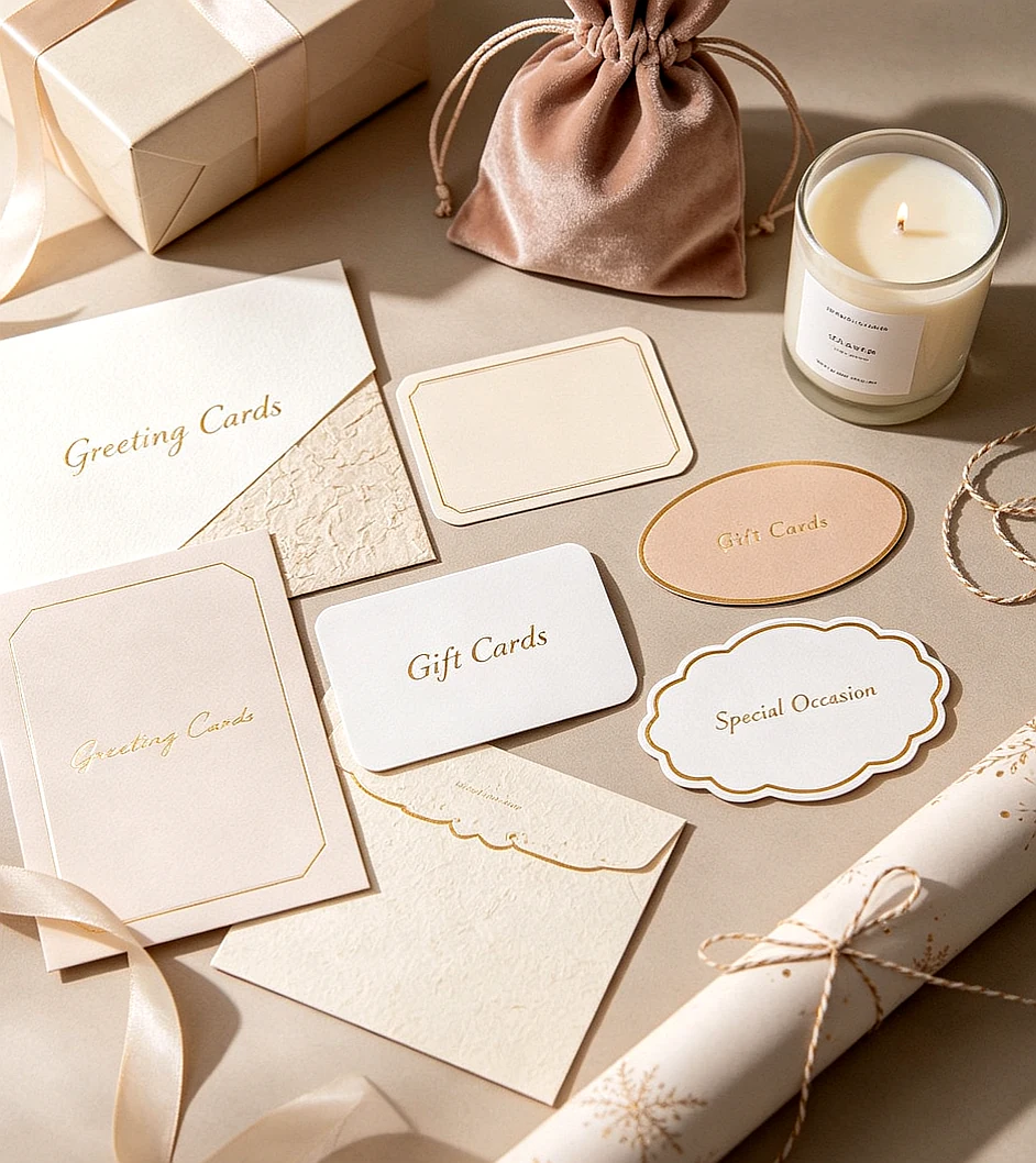 Premium display card application jewelry trade show coffee card Zhengyang Printing Dongguan